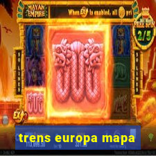 trens europa mapa